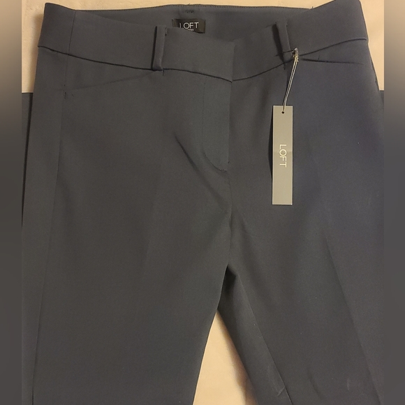 LOFT Pants - NWT Loft Petites Marisa Gray Trousers Skinny, Ankle Length, size 6 petite